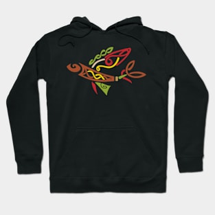 Tribal Flying Fish Hoodie